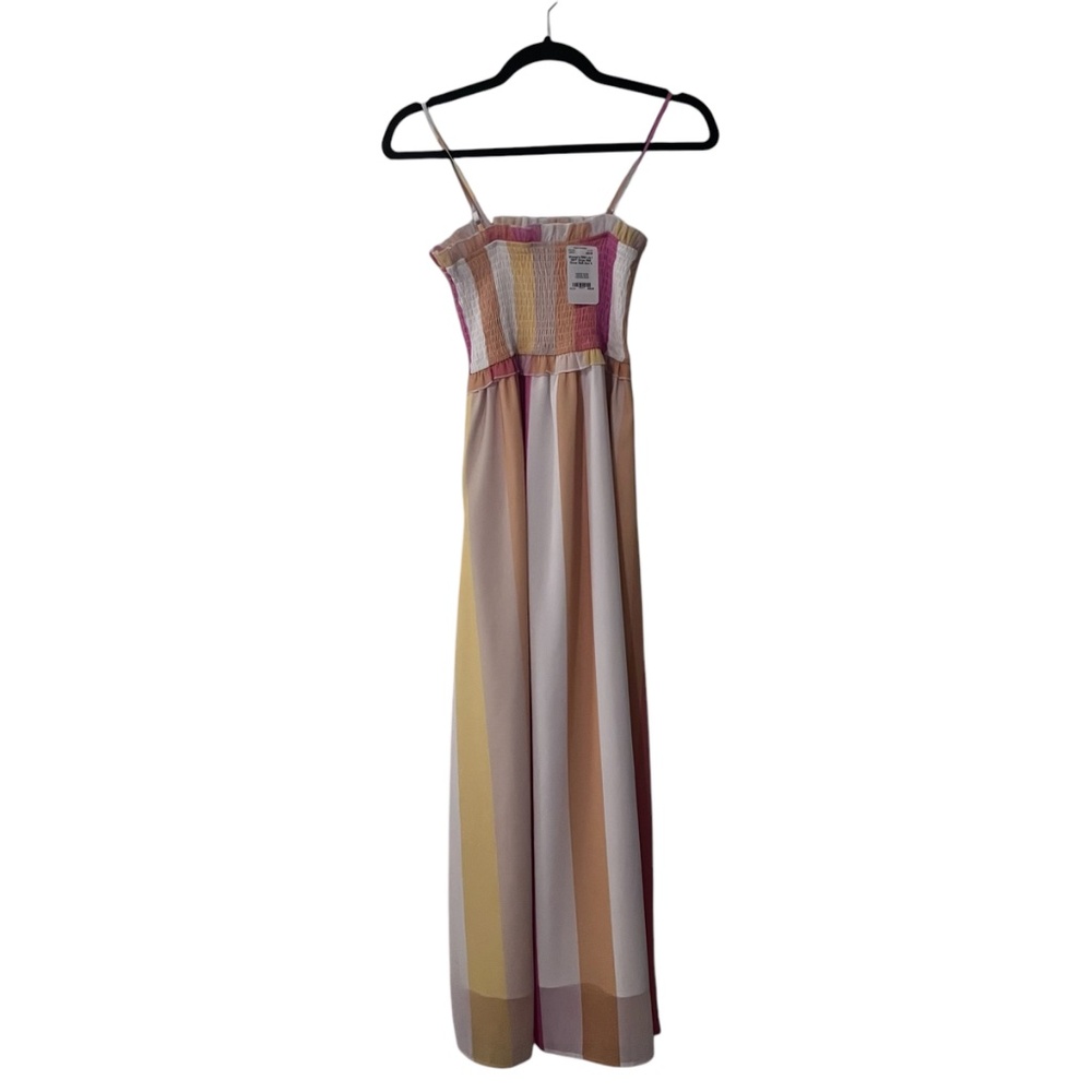 NWT Pink Lily Women’s Multi Color Stripe Dress Size S